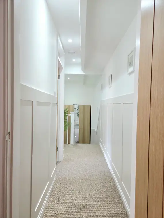 The first-floor landing corridor