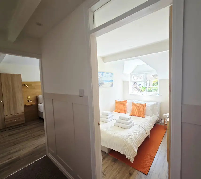 The second bedroom seen from the landing